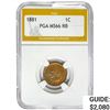 Image 1 : 1881 Indian Head Cent PGA MS66 RB