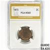 Image 1 : 1872 Two Cent Piece PGA MS60