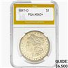 Image 1 : 1897-O Morgan Silver Dollar PGA MS63+