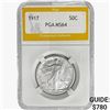 1917 Walking Liberty Half Dollar PGA MS64