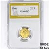 Image 1 : 1906 $2.50 Gold Quarter Eagle PGA MS65