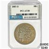1897-O Morgan Silver Dollar PCI AU50