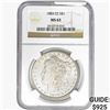 1883-CC Morgan Silver Dollar NGC MS63