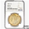1901 Morgan Silver Dollar NGC AU53