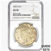 1927-S Silver Peace Dollar NGC AU58