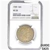 Image 1 : 1909 Barber Half Dollar NGC VF25