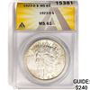 1923-D Silver Peace Dollar ANACS MS61
