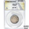 1883 Kingdom of Hawaii Quarter ANACS EF45