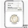 1934-D Washington Silver Quarter NGC AU58