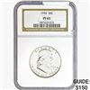 Image 1 : 1954 Franklin Half Dollar NGC PF65