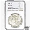 1885 Morgan Silver Dollar NGC MS66+