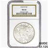 Image 1 : 1923-D Silver Peace Dollar NGC MS64