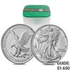 2024 AMERICAN SILVER EAGLE 20 COIN BU ROLL