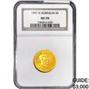 Image 1 : 1997-W .29 oz G$5 Jackie Robinson NGC MS70