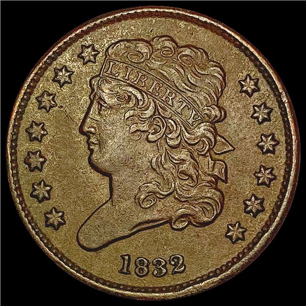 1832 Classic Head Half Cent CHOICE AU