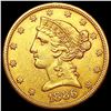 Image 1 : 1886-S $5 Gold Half Eagle CLOSELY UNCIRCULATED