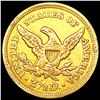 Image 2 : 1852 $2.50 Gold Quarter Eagle CLOSELY UNCIRCULATED