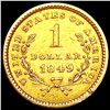 Image 2 : 1849 Rare Gold Dollar CLOSELY UNCIRCULATED
