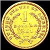 Image 2 : 1851 Rare Gold Dollar CLOSELY UNCIRCULATED