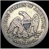 Image 2 : 1855-S Seated Liberty Quarter NICELY CIRCULATED