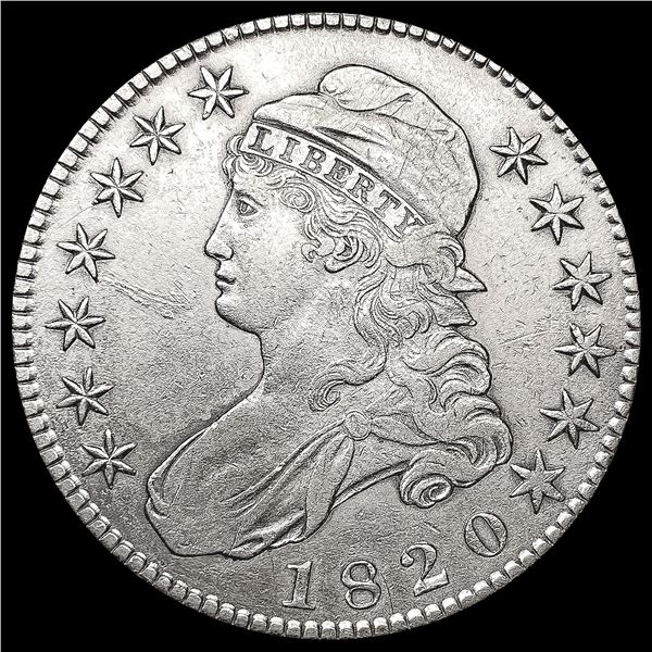 1820 Capped Bust Half Dollar CLOSELY UNCIRCULATED