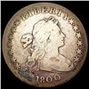 1800 Low 8 BB-190 Draped Bust Dollar NICELY CIRCULATED