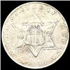 1856 Silver Three Cent NEARLY UNCIRCULATED