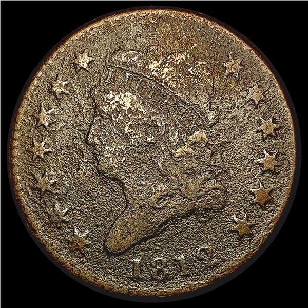 1812 Classic Head Large Cent NICELY CIRCULATED