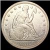1872 Seated Liberty Dollar NEARLY UNCIRCULATED