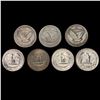 Image 2 : [7] Varied US SilveQuarters (1928, 1929-D, 1930, 1932, 1946, 1957, 1962-D) HIGH GRADE