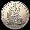 1858 Seated Liberty Half Dollar CHOICE AU