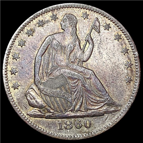 1860-O Seated Liberty Half Dollar NEARLY UNCIRCULATED
