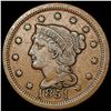 Image 1 : 1851 Braided Hair Large Cent CLOSELY UNCIRCULATED