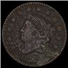 Image 1 : 1827 Coronet Head Large Cent NICELY CIRCULATED