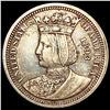 1893 Isabella Silver Quarter CLOSELY UNCIRCULATED