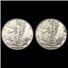 1939-D, 1943-D Walking Liberty Half Dollars [2 Coins] UNCIRCULATED