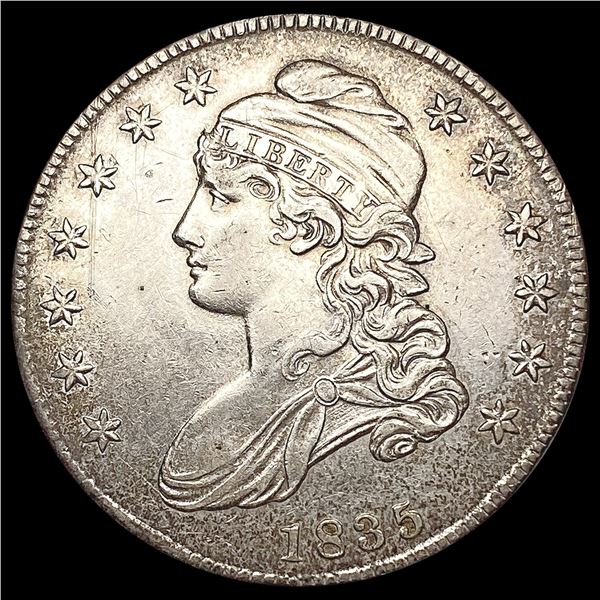 1835 Capped Bust Half Dollar CLOSELY UNCIRCULATED