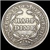Image 2 : 1857 Seated Liberty Half Dime CLOSELY UNCIRCULATED