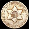 1851-O Silver Three Cent LIGHTLY CIRCULATED