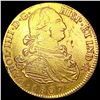 1807 Colombia .7615oz Gold 8 Escudos LIGHTLY CIRCULATED