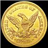 Image 2 : 1856 $2.50 Gold Quarter Eagle UNCIRCULATED