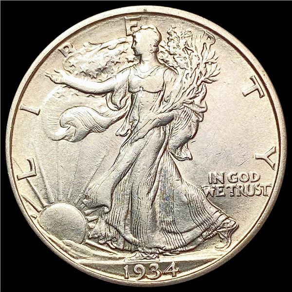 1934-D Walking Liberty Half Dollar CHOICE AU