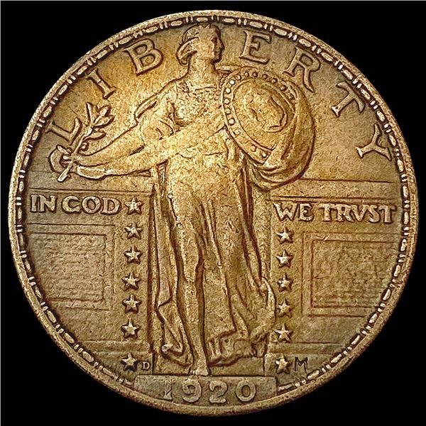 1920-D Standing Liberty Quarter CLOSELY UNCIRCULATED