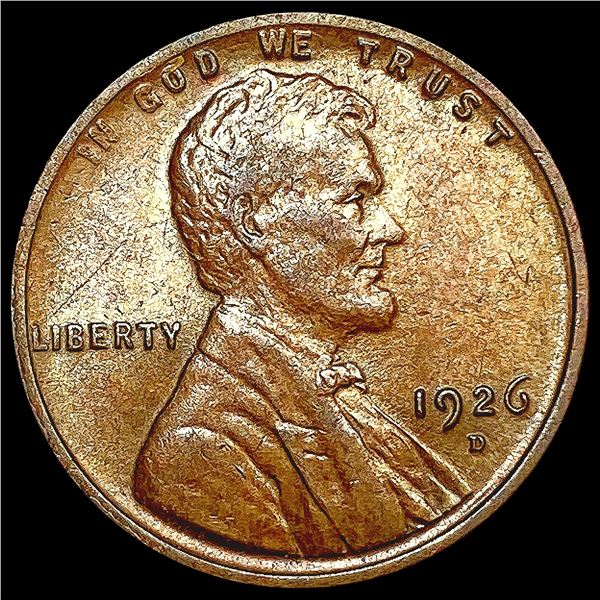 1926-D Wheat Cent CLOSELY UNCIRCULATED