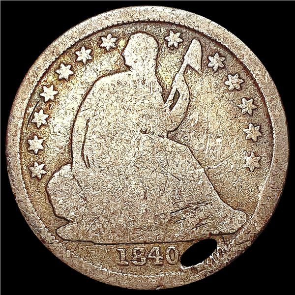 1840-O Seated Liberty Dime NICELY CIRCULATED
