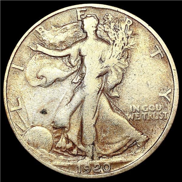 1920-S Walking Liberty Half Dollar NICELY CIRCULATED