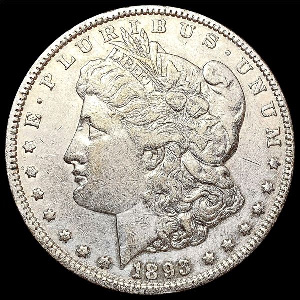 1893 Morgan Silver Dollar CLOSELY UNCIRCULATED