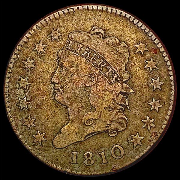1810 Classic Head Large Cent NICELY CIRCULATED