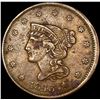 1843 Lg Ltrs Braided Hair Large Cent CLOSELY