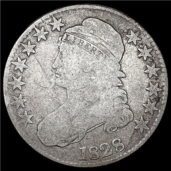1828 Capped Bust Half Dollar NICELY CIRCULATED